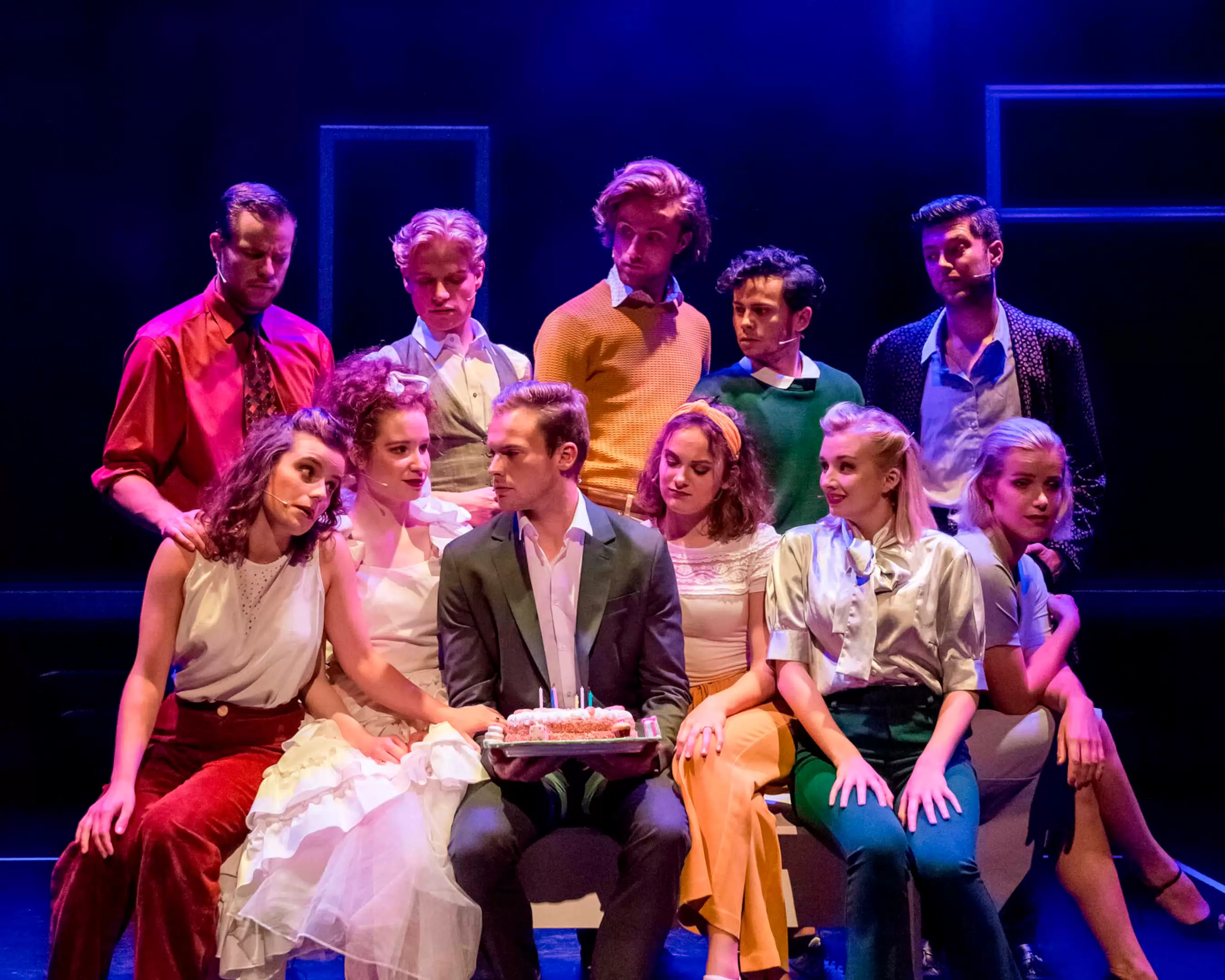 Musical theater jaar 3 groepsfoto 