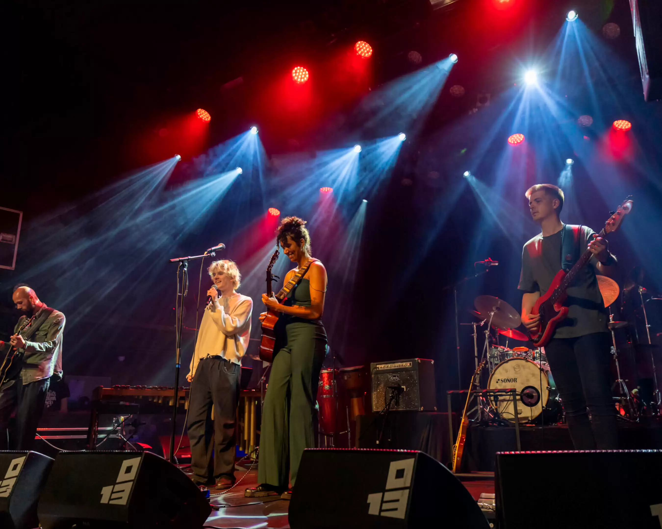 sfeerafbeelding van optreden op een podium