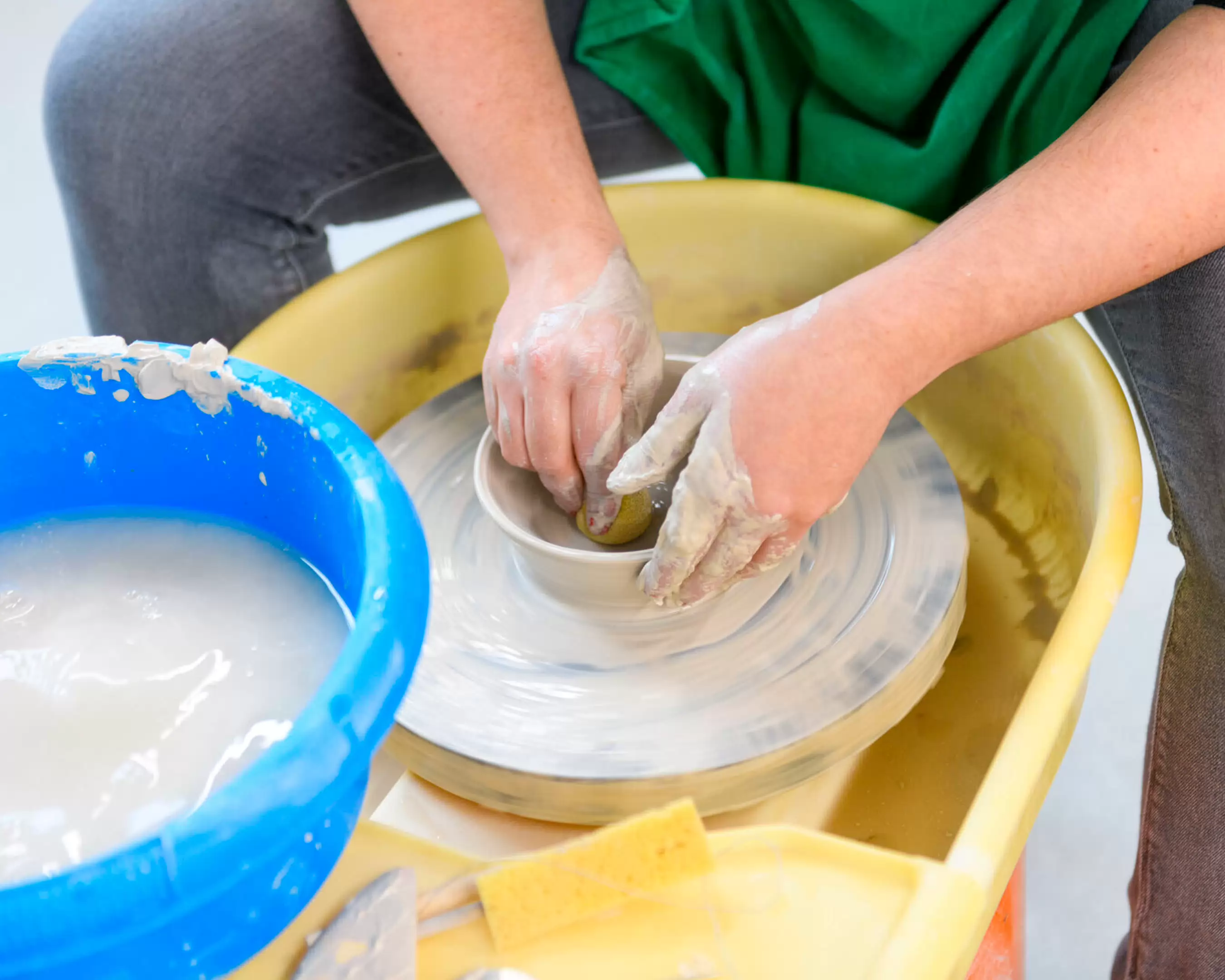 foto van de keramiekwerkplaats DBKV