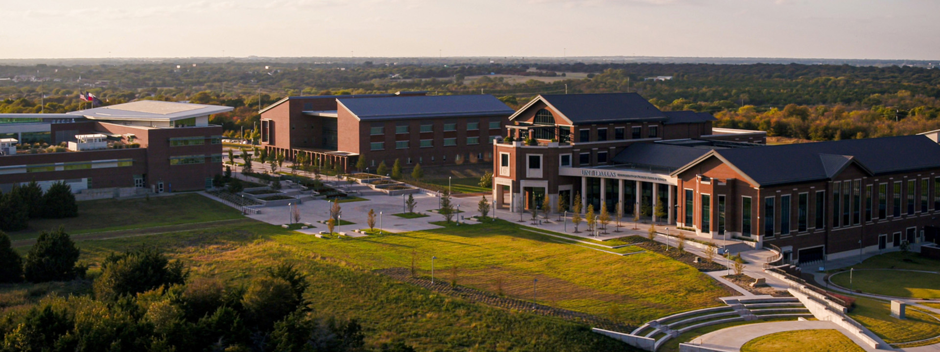 Campus van de University of Northern Texas in Dallas, Verenigde Staten