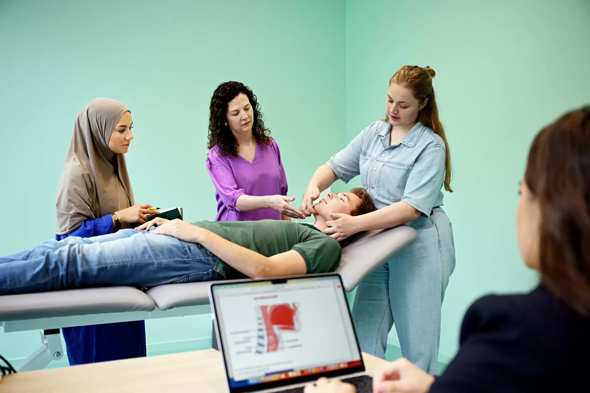 Students health practice