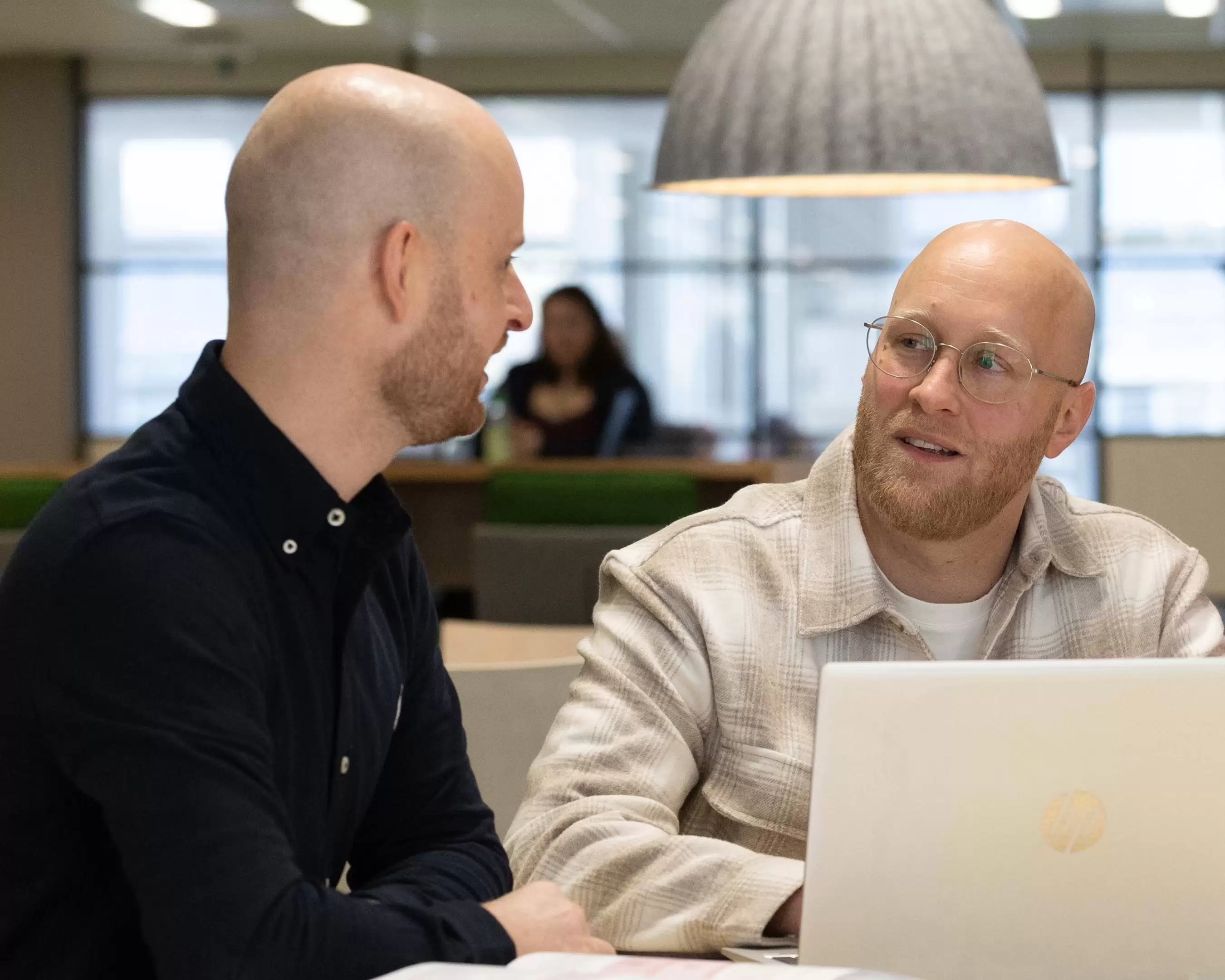 Studenten in gesprek