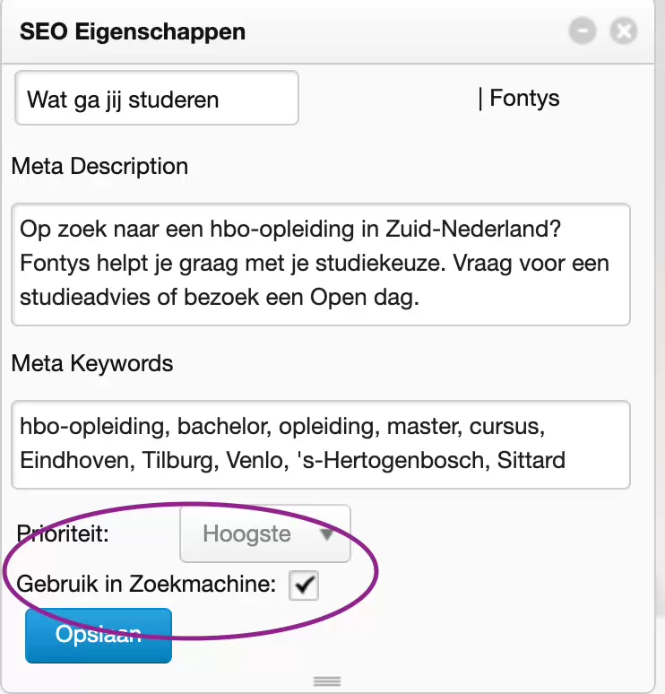 Sfeerafbeelding Fontys