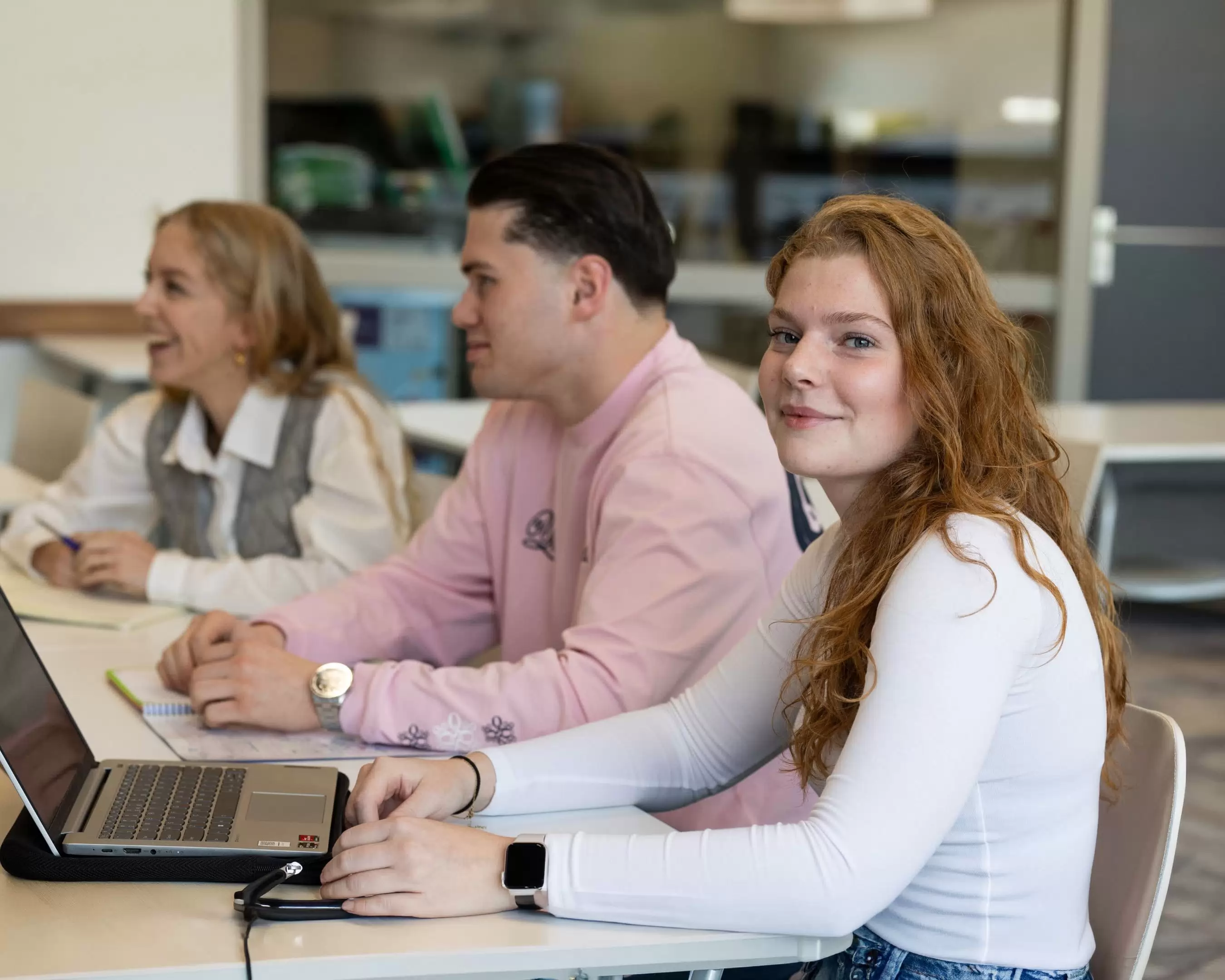 Studenten in een klas