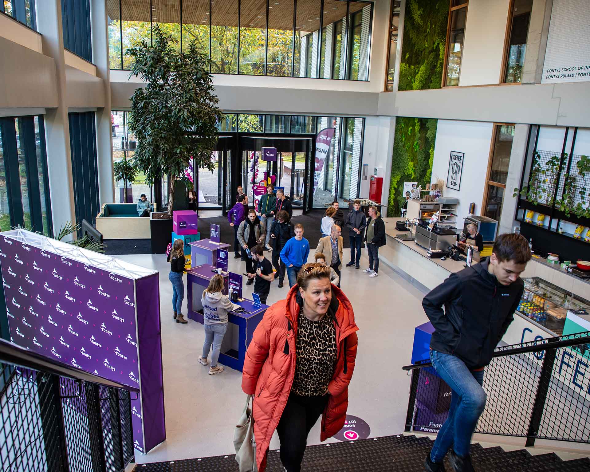 Sfeerimpressie open dag Fontys ICT