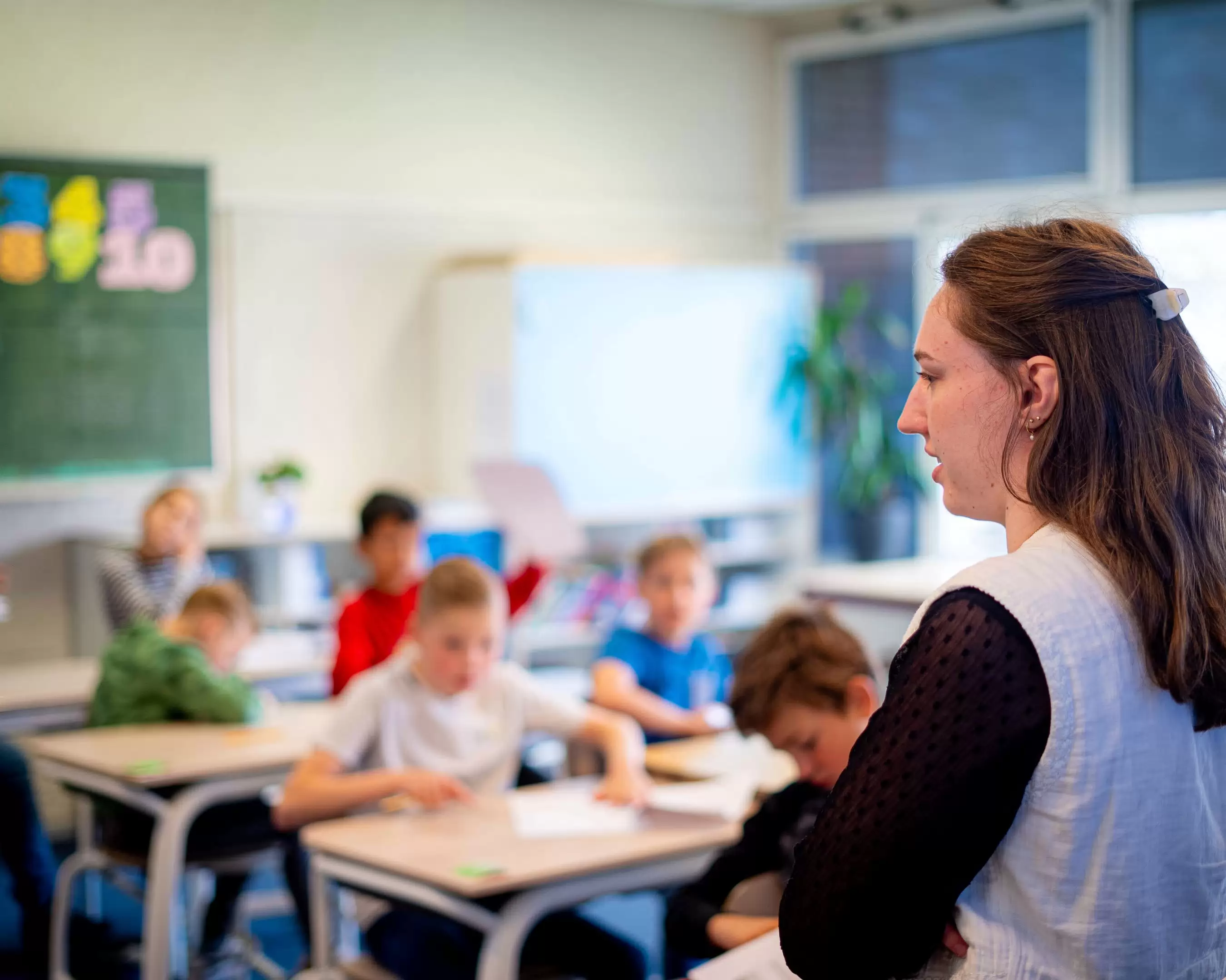 Een lerares voor de klas