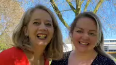 Regina en Nienke