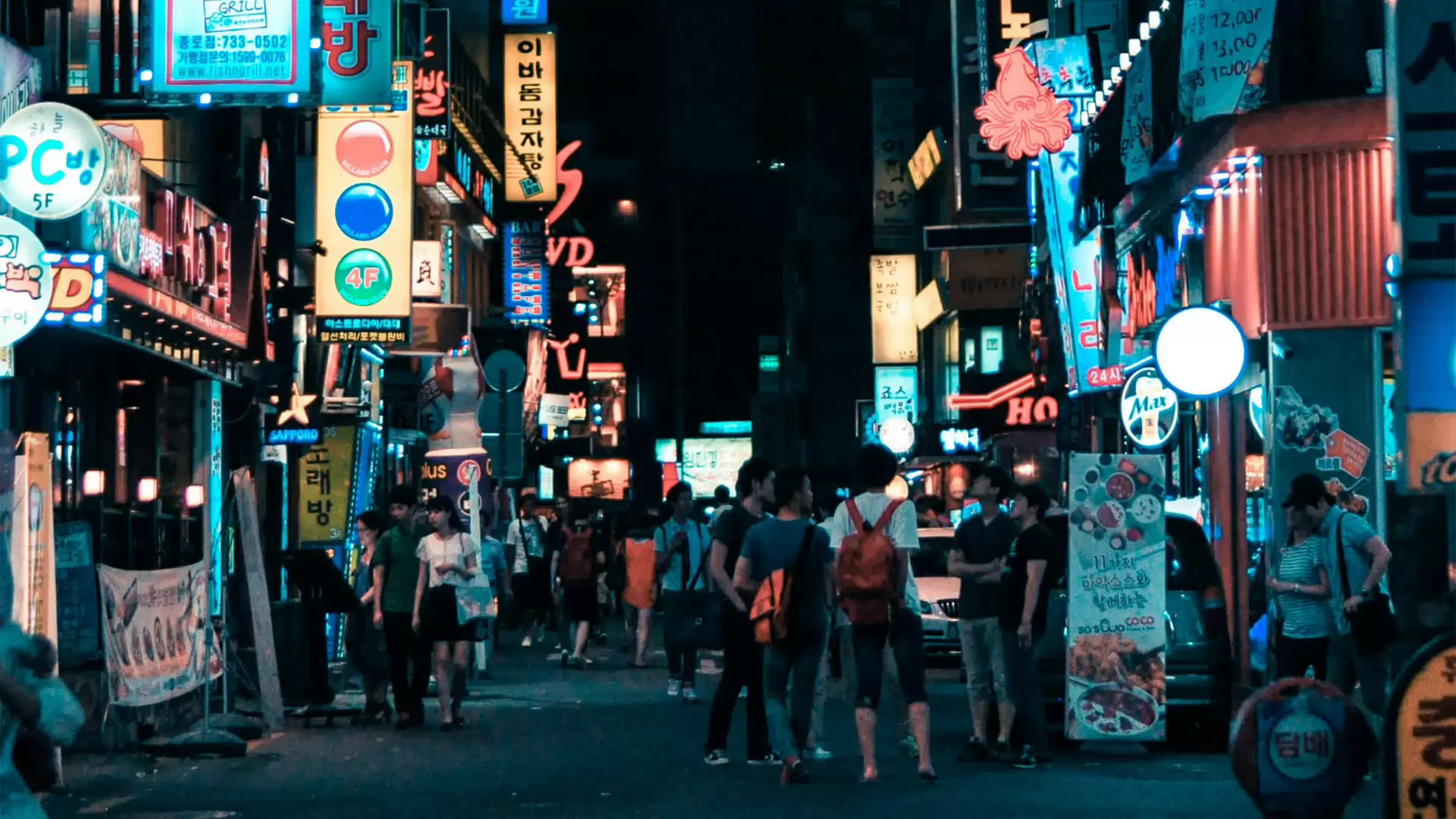 International students in Seoul, South Korea