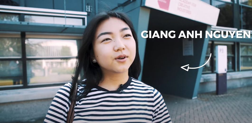 Greta and Giang about studying in Tilburg