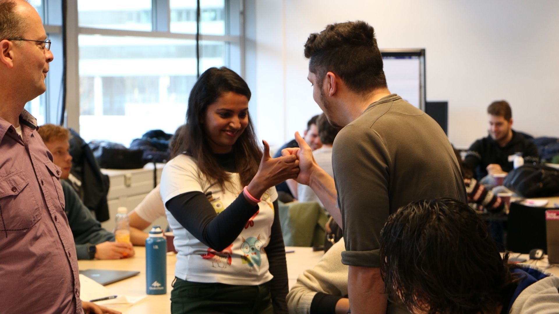 Afbeelding bootcamp studenten