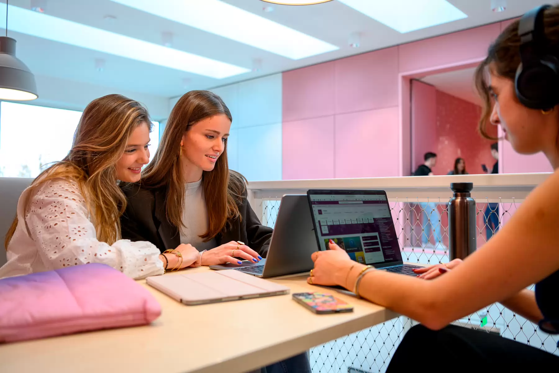 Data Driven Business students who are studying