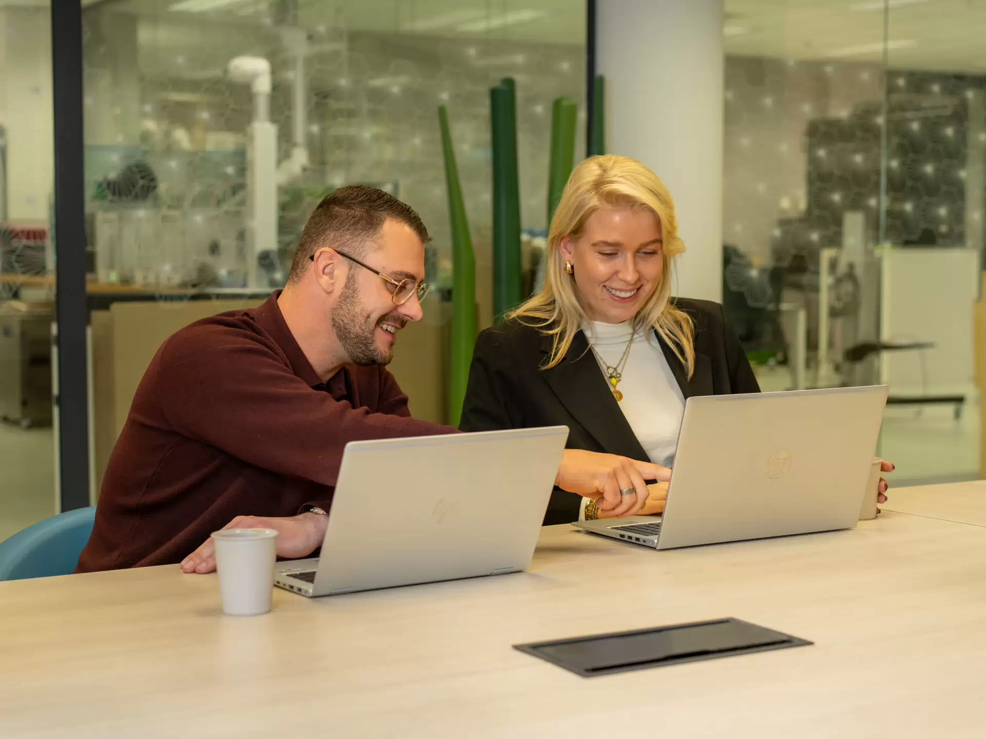 Data Driven business alumni working