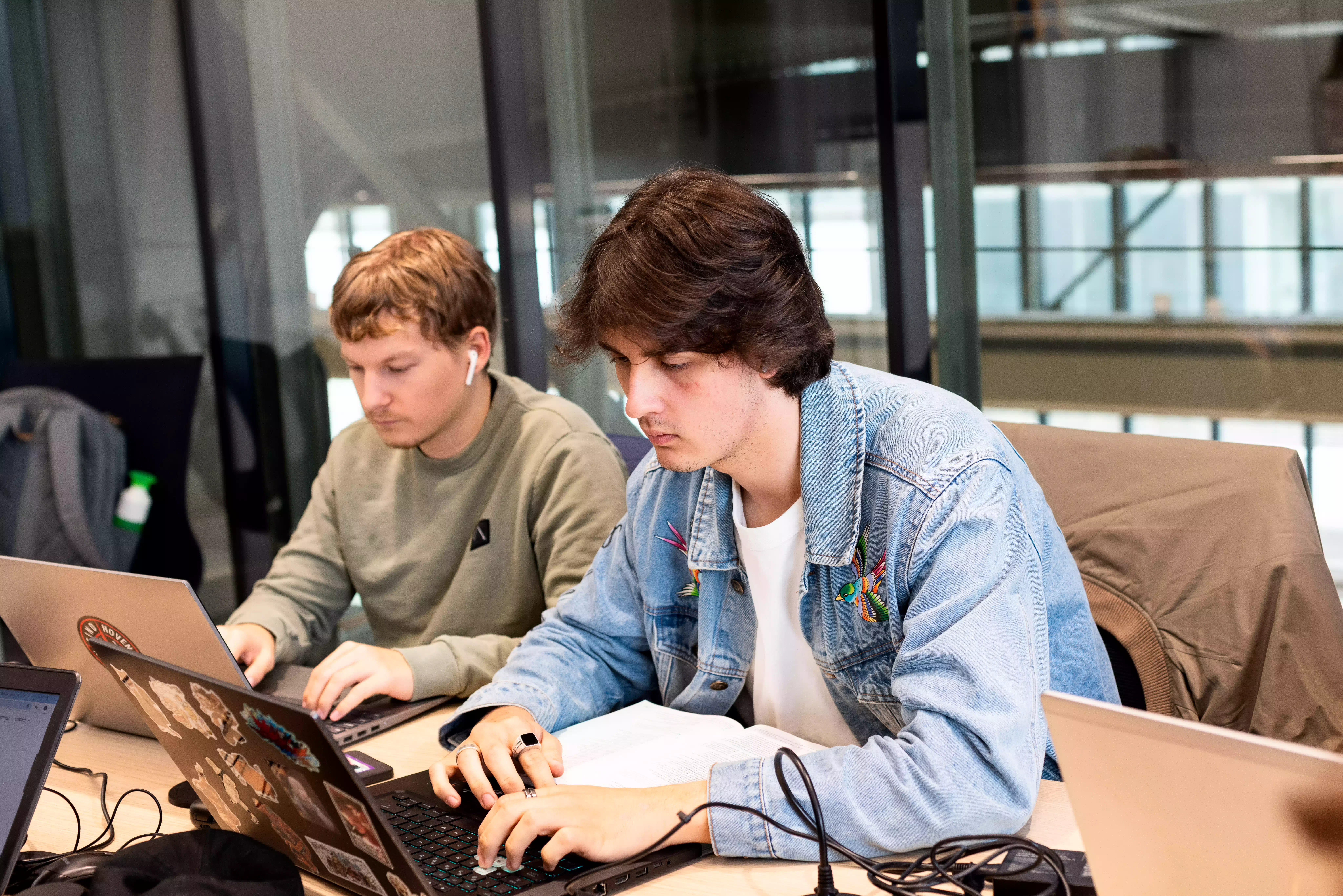 Theologie studenten in de klas