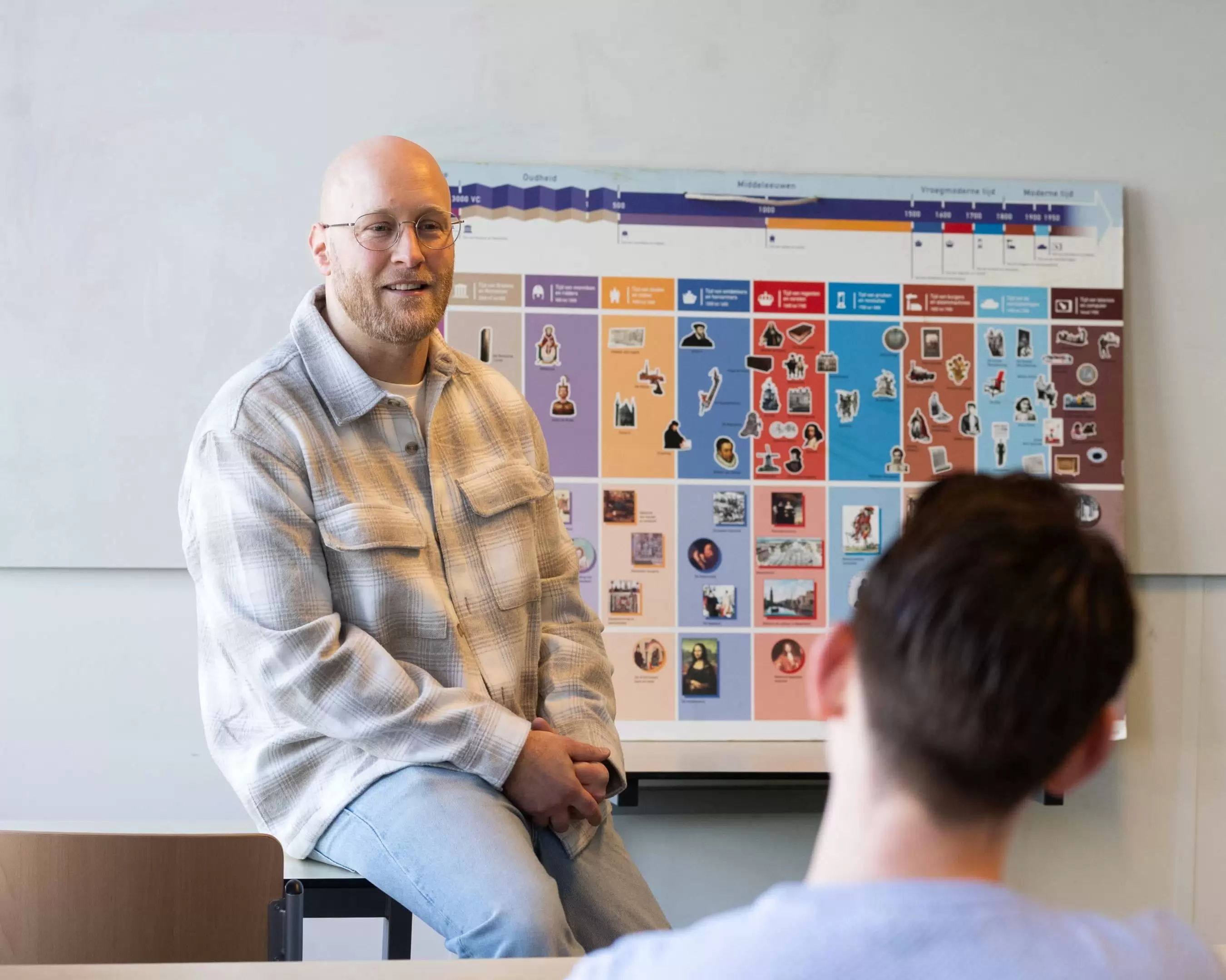 Student masteropleiding Leraar Geschiedenis voor de klas