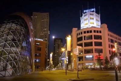 Picture of Eindhoven by night.