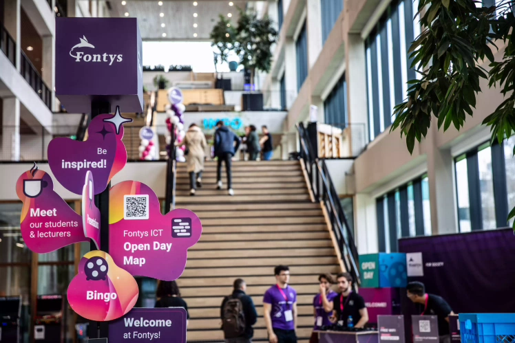 Sfeerimpressie open dag Fontys ICT