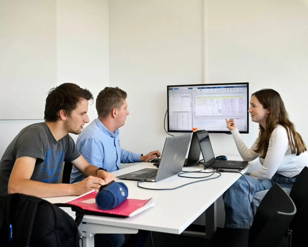 Studenten aan het studeren 