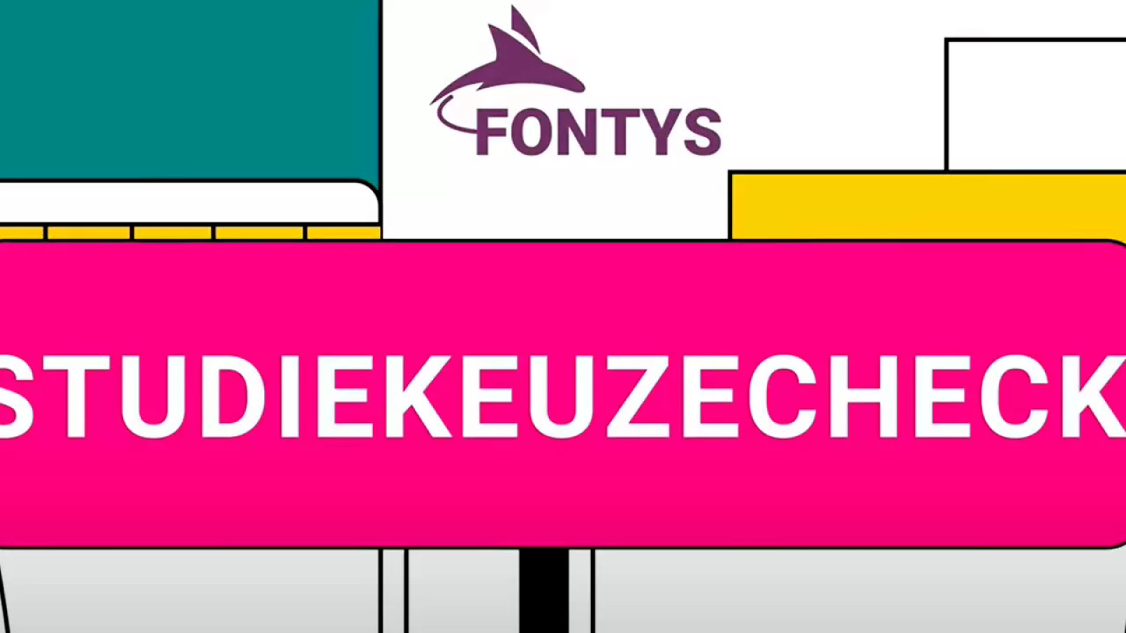 Still uit animatie over studiekeuzecheck