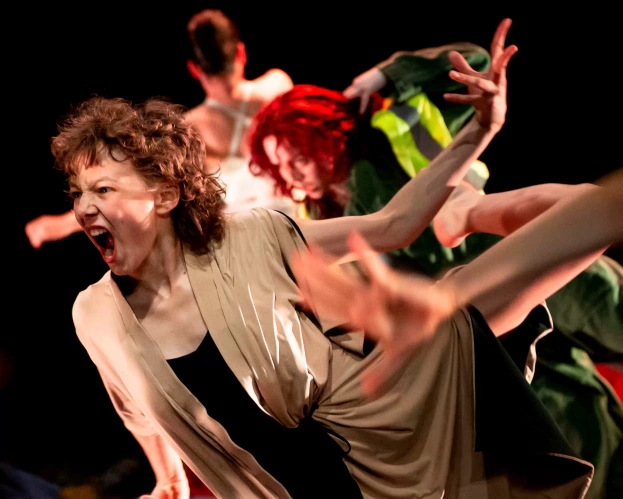 Students performing together