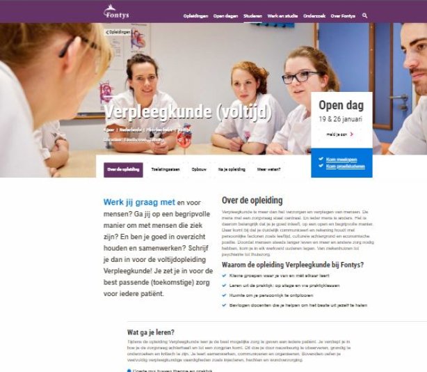 Sfeerafbeelding Fontys