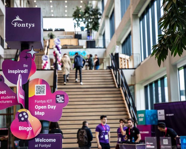 Sfeerimpressie open dag Fontys ICT