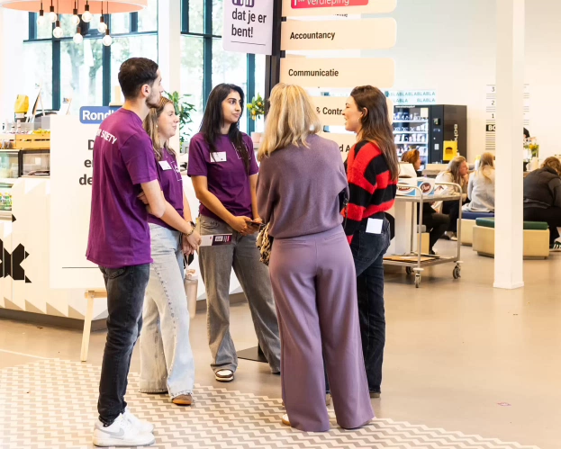 Students during the Open Day